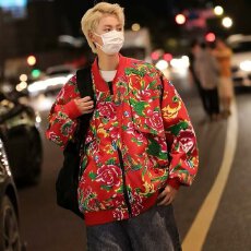 批发【小牛津复合双层】东北大花棉袄男女网红同款棉衣<b class='q'>中国风</b>棉服