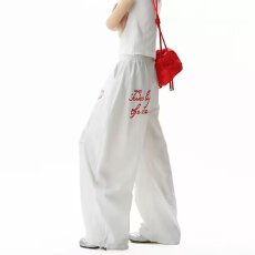 批发立体包边【原版复合印花】美式辣妹街舞运动裤女2025秋冬季<b class='q'>新款</b>