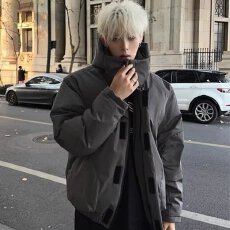 批发【原版质量】2025<b class='q'>日系</b><b class='q'>复古</b>飞行夹克立领棉服宽松休闲工装外套男女