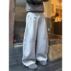 批发【高质量】宽松运动透气宽松休闲直筒弯刀卫裤男潮牌重磅运动裤子