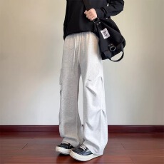 批发<b class='q'>春</b>秋款青少年裤子男学生潮流运动卫裤休闲长裤潮流新款气质简约