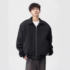 批发【夹棉棉衣】夹克<b class='q'>潮</b>流翻领春秋季外套男生宽松棒球服百搭休闲上衣