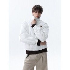 批发【座山雕鱼骨纹复合原版毛夹棉】2025年冬季新款美式复古毛领连帽