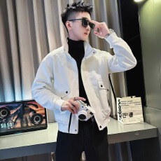 批发秋冬高级感夹克男士<b class='q'>潮</b>牌加厚上衣服2025新款爆款休闲痞帅炸街外套