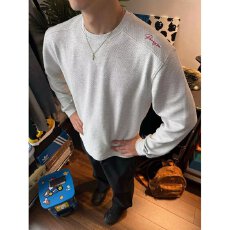 批发【涤纶泡泡龙260克】高街刺绣圆领打底衫内搭上衣秋季2026新款