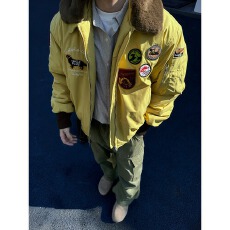 批发【原版高质量派克棉服】刺绣毛领夹克棉衣男女秋冬百搭工装外套