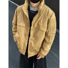 批发【三防面料原版细节】2026新款工装棉服夹克夹棉外套<b class='q'>潮</b>流立领棉衣