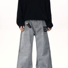 批发春<b class='q'>秋</b>季新款潮牌青少年时尚直筒休闲裤男复古宽松潮流百搭长裤