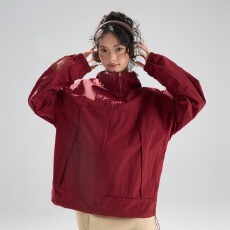 颜值太赞!chao美!时尚宽松百搭温耳边连帽防晒衣薄款外套男女