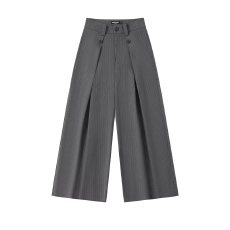 批发潮牌美式高级设计感灰色<b class='q'>西装</b>裤美式复古老钱直筒<b class='q'>休闲</b>裤子阔腿裤<b class='q'>男</b>