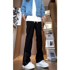 批发黑色微喇<b class='q'>牛仔裤</b>秋季新款小个子不贴腿低腰弹力修身显瘦喇叭裤子