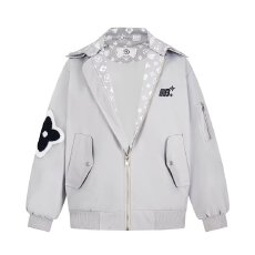 批发美式潮牌设计感翻领夹克男高街复古百搭高街工装情侣宽松休闲<b class='q'>外套</b>