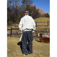 华棉复合350克原版定织螺纹灰色M-2XL