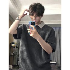 批发美拉德咖色工装牛仔裤男2026春秋潮牌vibe水洗直筒裤弯刀微喇裤子