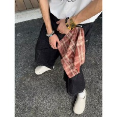 批发文艺简约气质ins日系百搭时尚潮流原宿新款流行慵懒黑色七分裤