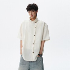 批发（47%天丝6%亚麻）「斜门襟两穿多形态」