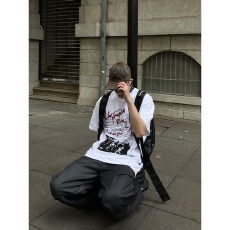 批发数码直喷凉感含棉索罗娜250克（66%棉）黑白M-3XL