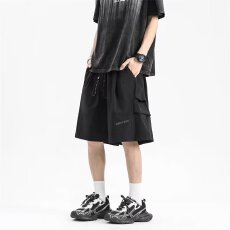批发美式vibe速干伞兵短裤男夏<b class='q'>潮</b>牌宽松灰色运动五分沙滩裤休闲冲锋裤