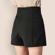 批发不退不换清货存<b class='q'>短裤</b>女<b class='q'>高腰</b>夏季百搭宽松显瘦阔腿外穿白色西装裤