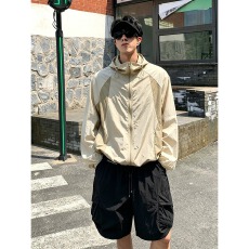 批发藏青色网眼透气速干防晒衣男夏季薄款登山冲锋外套户外骑行防晒服