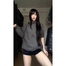 批发户外冲锋衣外套防晒服男女<b class='q'>夏</b>季薄款宽松连帽夹克高街休闲百搭上衣