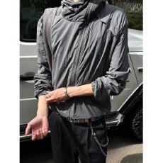 批发户外冲锋衣外套防晒服男女<b class='q'>夏</b>季薄款宽松连帽夹克高街休闲百搭上衣