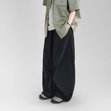 批发男士咖啡色垂坠感裤子男春秋款2026新款直筒休闲裤宽松<b class='q'>长裤</b>阔腿<b class='q'>裤</b>