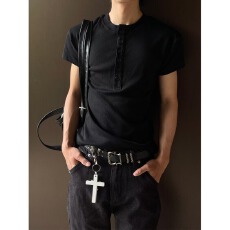 批发重磅五分袖男款<b class='q'>夏</b>季ins美式潮牌短袖t恤宽松休闲百搭情