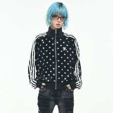 批发波点体操服外套立领无帽上衣韩系早秋运动<b class='q'>百搭</b>卫衣供感长袖外搭