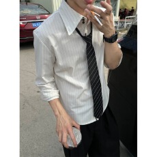 批发秋季<b class='q'>衬衫</b>衣<b class='q'>男</b>长袖<b class='q'>韩版</b>防皱工作服寸村杉商务修身正肩口袋正装<b class='q'>衬衣</b>