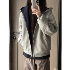 批发美式潮牌双拉链连帽开衫<b class='q'>卫衣</b><b class='q'>男</b>女秋冬季潮流重磅帅气情侣帽衫<b class='q'>外套</b>