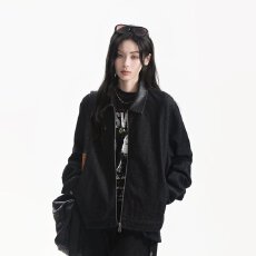 批发2026秋冬美式复古拼料男女简约时尚舒适百搭牛仔仔夹克外套