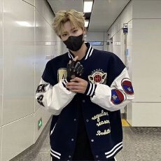 批发2026美式棒球服男女秋冬季<b class='q'>潮牌</b>毛巾绣飞行员夹克情侣休闲宽松外套