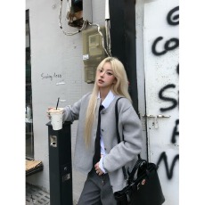 批发美式复古开衫毛衣<b class='q'>男</b>女冬季潮牌慵懒情侣<b class='q'>针织衫</b>高街半高领休闲外套