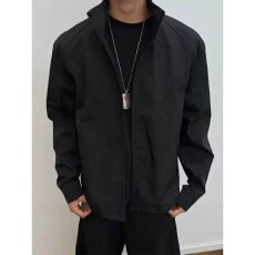 流行日系慵懒美式高街飞行员cleanfit廓形防水短款立领教练夹克