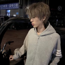 批发2026春秋新款开衫男卫衣美式复古爆款宽松<b class='q'>休闲</b>运动风拉链外套潮