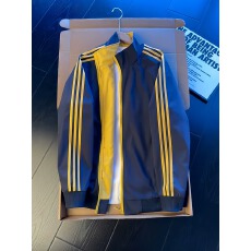 cleanfit撞色条纹飞行夹克男款秋季高级感立领棒球服美式廓形外套