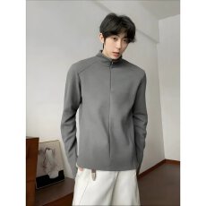 批发双面德绒立领卫衣外套<b class='q'>男</b>款冬季跑步训练服内搭保暖打底衫上衣潮流