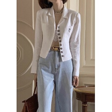 批发2025新款西装复古外套春秋季薄款休闲小香风百搭短款<b class='q'>西服</b>垫肩外套