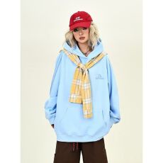 批发2026春卫衣女男ins潮牌韩版宽松初秋薄款上衣连帽棒球服外套情侣