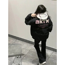 批发可退换（高品质手塞棉不跑棉加厚）冬季棉服宽松印花<b class='q'>棉衣</b>面包服女