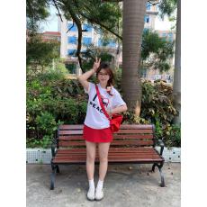 高品质纯棉230克精梳紧密手感好爽滑优质做工前印花短袖t恤女