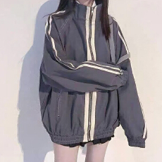 批发2026秋冬新款装韩版宽松工装学生上衣女百搭棒球服学生<b class='q'>运动</b>服