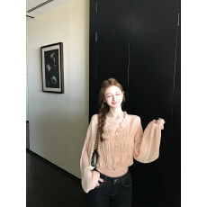 批发'微醺甜酒'轻盈感雪纺皱衬衫微透收腰<b class='q'>罩衫</b>附230G加厚莫代尔抹胸