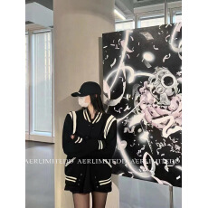 批发SLP风格棒球服<b class='q'>潮牌</b>宽松情侣飞行夹克短外套羽绒内胆外套