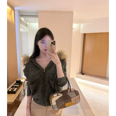批发复古连帽拉链毛衣<b class='q'>女</b>春季松弛感慵懒<b class='q'>开衫</b>百搭针织外套
