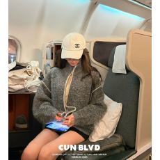 批发韩系穿搭灰色毛衣外套<b class='q'>女</b>慵懒风宽松百搭气质针织<b class='q'>开衫</b>