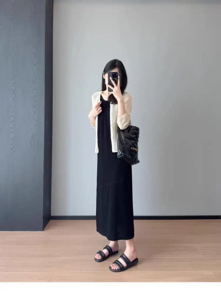 조개 버튼 레이스 디테일 울 니트 카디건 상세 이미지 12