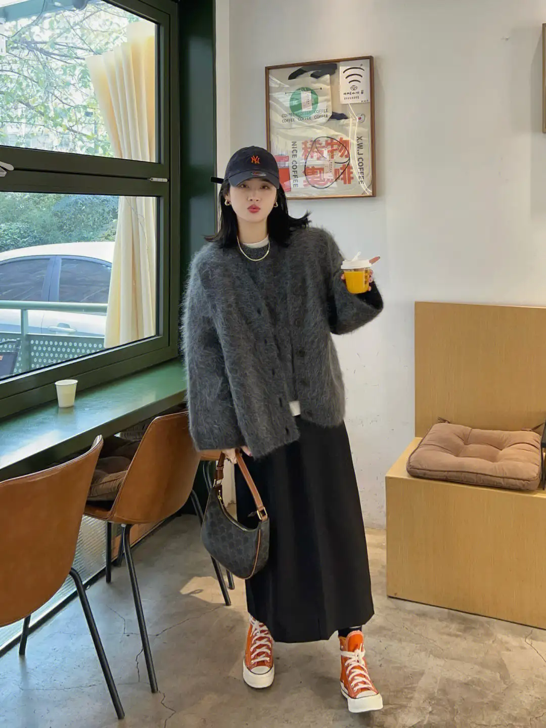 레이스 디테일 울 가디건 상세 이미지 10
