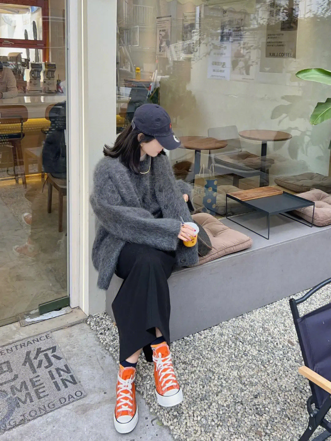 레이스 디테일 울 가디건 상세 이미지 13